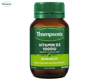 Thompson's 汤普森 维生素D3胶囊1000iu 240粒 